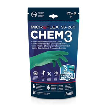 Microflex CHEM3 Glove Retail Pack