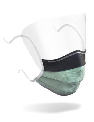 Surgical Mask 85026 - Type IIR - Splash Resistant & Fog-free with Visor & Antireflect